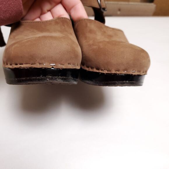 SVEN Mary Jane 3.5” Clogs Mocha Mousse Sz 38 - Picture 6 of 12